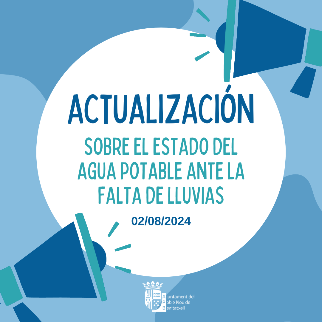ACTUALIZACIÓN SOBRE EL ESTADO DEL AGUA POTABLE ANTE LA FALTA DE LLUVIAS ...